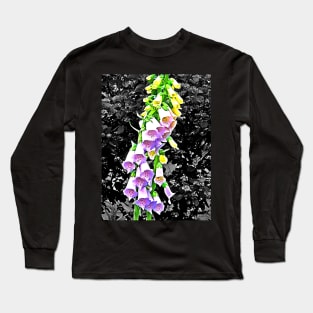 Cartoon Foxglove Digitalis Long Sleeve T-Shirt